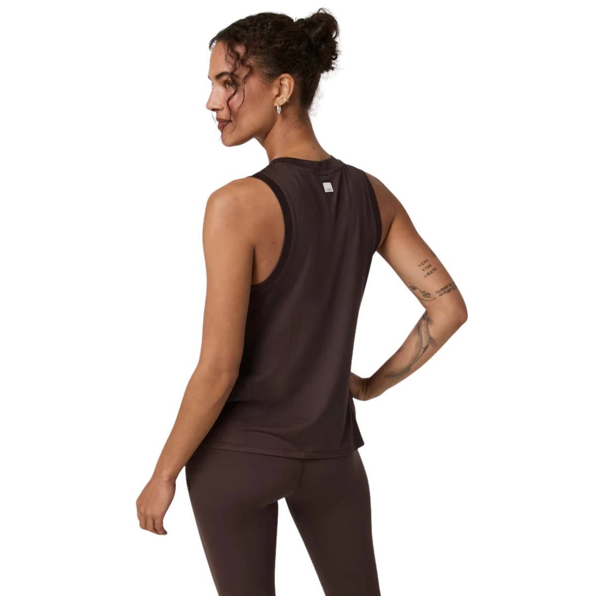 Vuori Womens Energy Top Long- French Roast