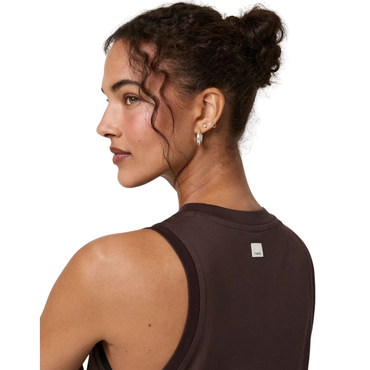 Vuori Womens Energy Top Long- French Roast