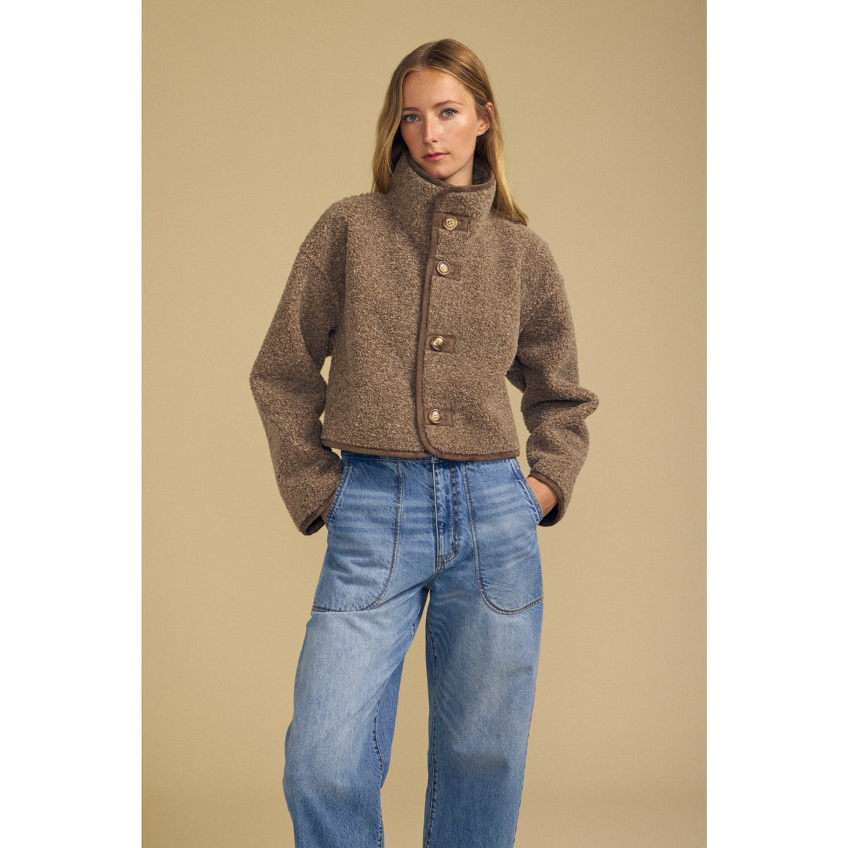 Velvet Womens Esme Cardigan - Faded Coco