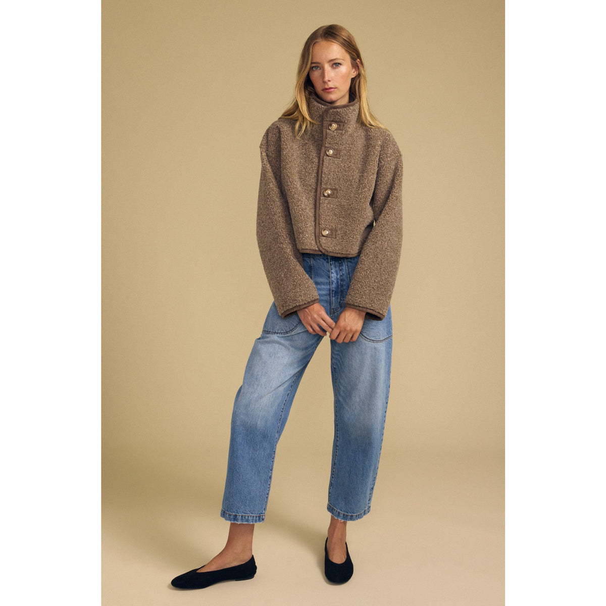 Velvet Womens Esme Cardigan - Faded Coco
