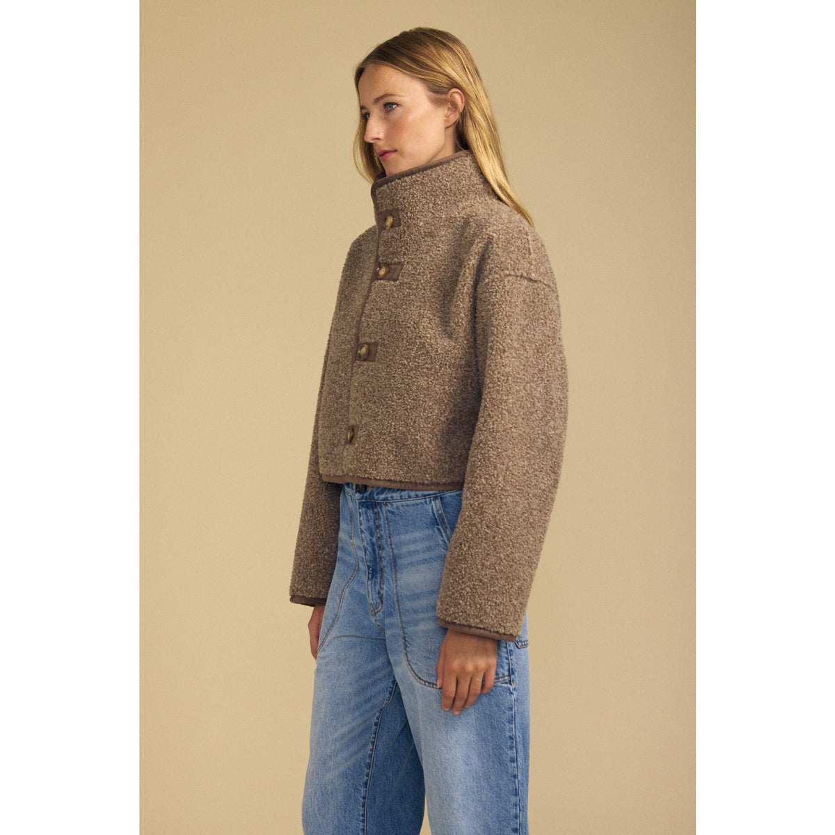 Velvet Womens Esme Cardigan - Faded Coco