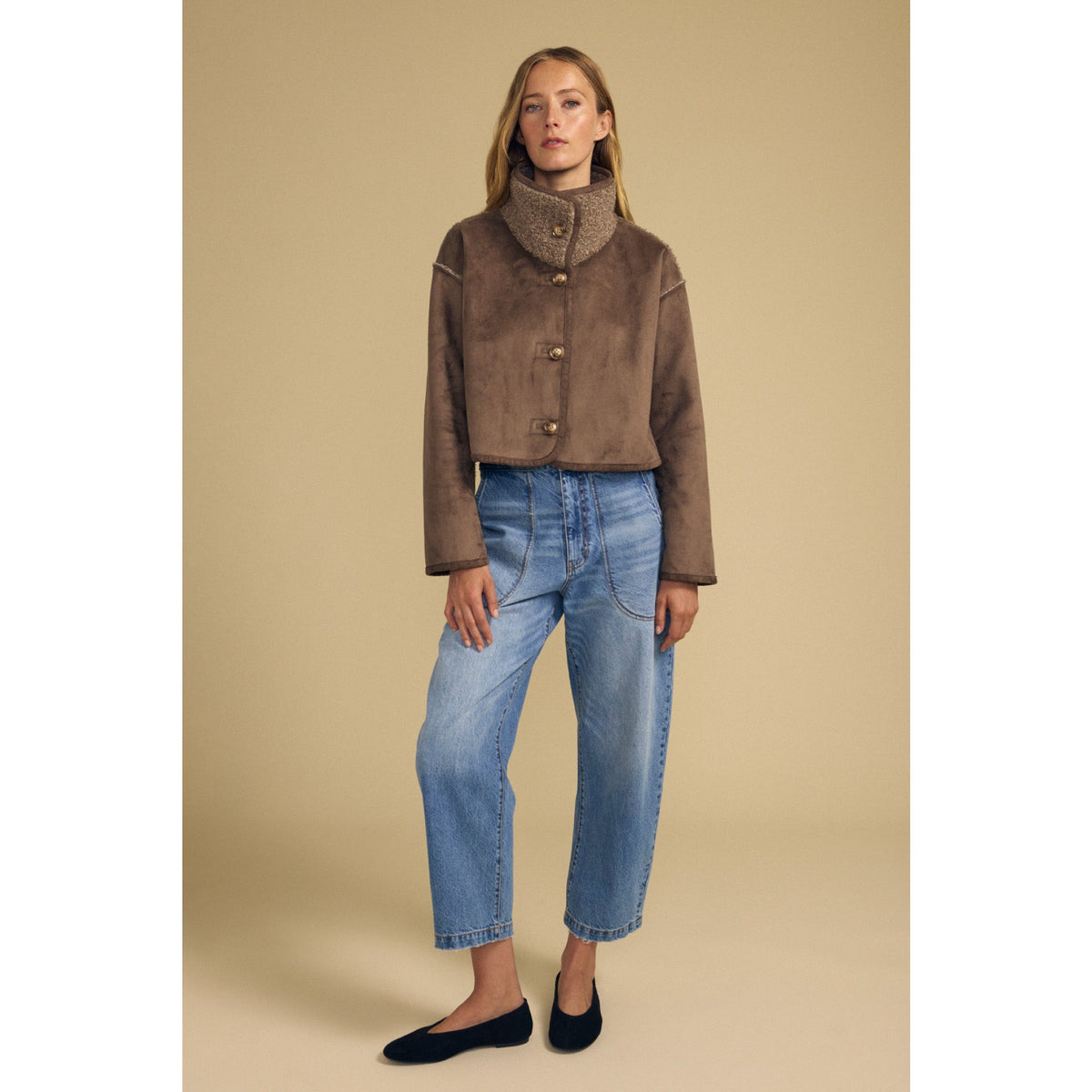 Velvet Womens Esme Cardigan - Faded Coco