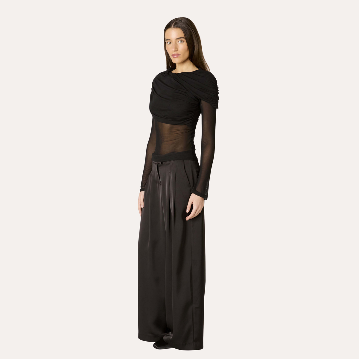 Place Shop Womens Everleigh Top- Black