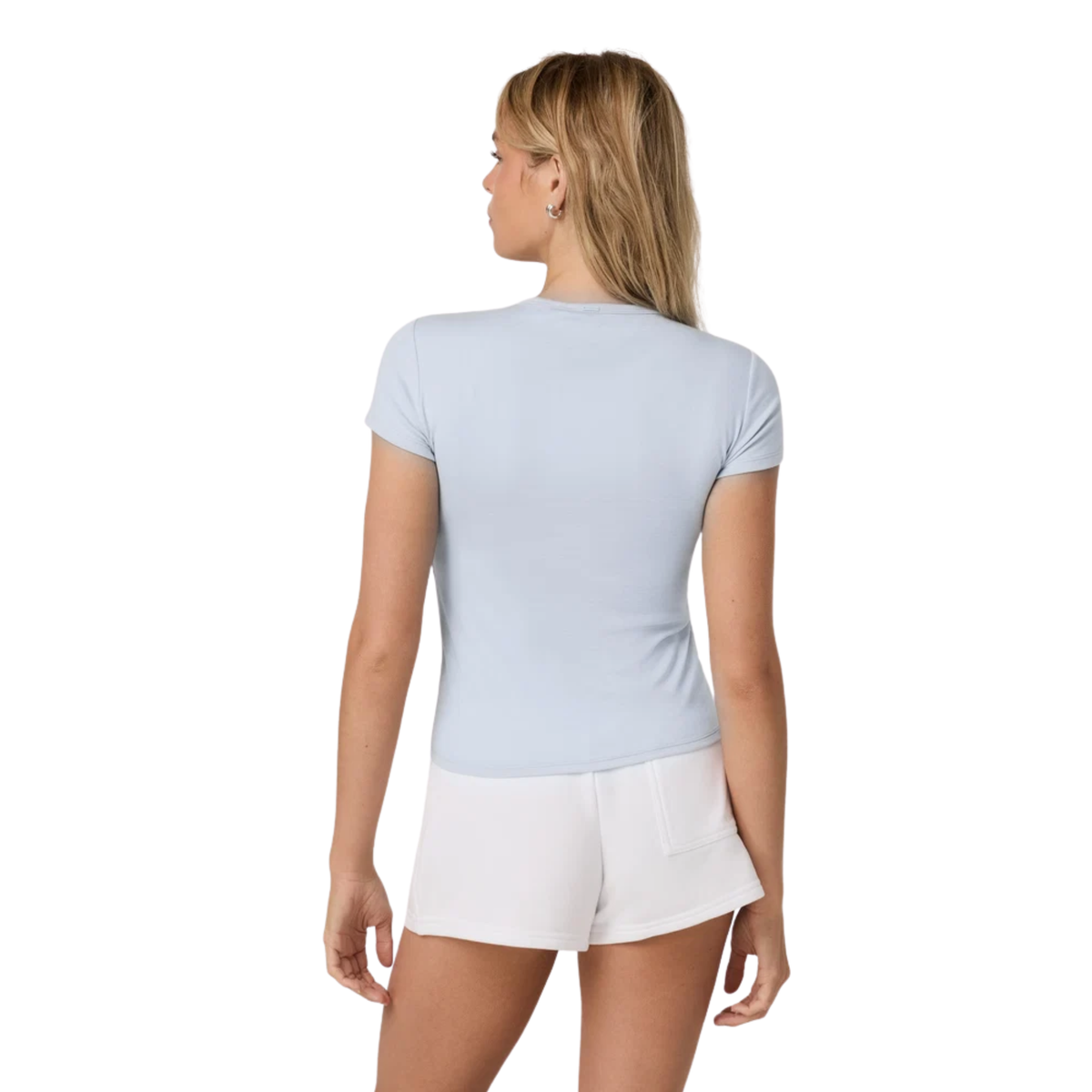 Vuori Womens Everyday Cotton Fitted Tee-Atmosphere