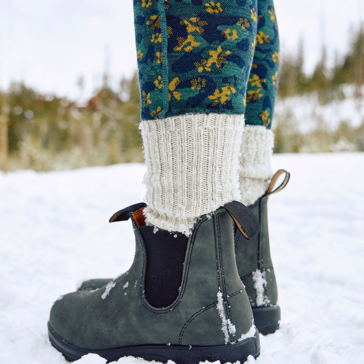 Smartwool Womens Everyday Cozy Heritage Rib Crew Socks - Ash