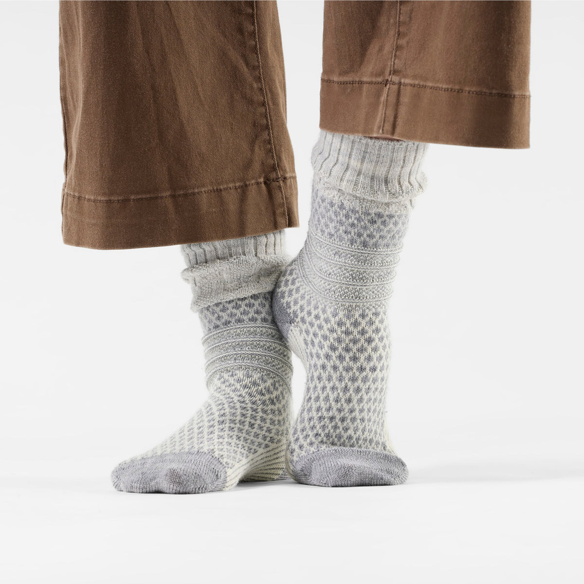 Smartwool Womens Everyday Popcorn Cable Crew Socks