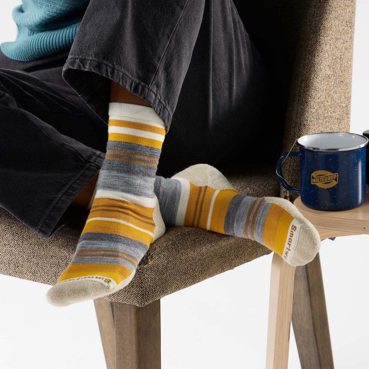 Smartwool Womens Everyday Saturnsphere Crew Socks F26 - Natural