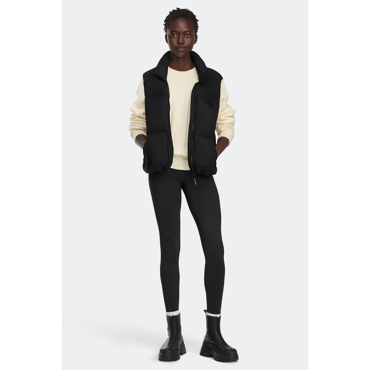 Canada Goose Womens Fallon Puffer Vest - TD - 9061_Black - Noir
