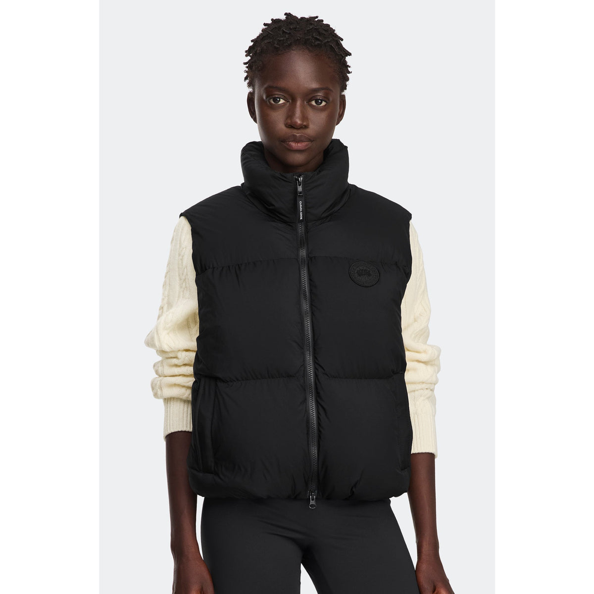Canada Goose Womens Fallon Puffer Vest - TD - 9061_Black - Noir