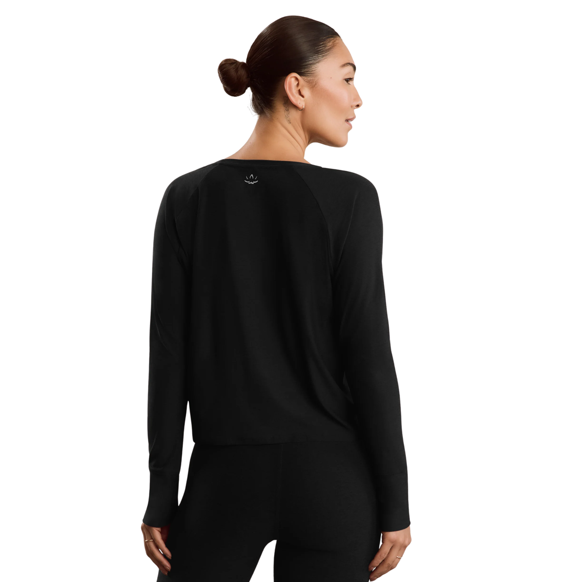 Beyond Yoga Womens Featherweight Daydreamer Pullover-Darkest Night