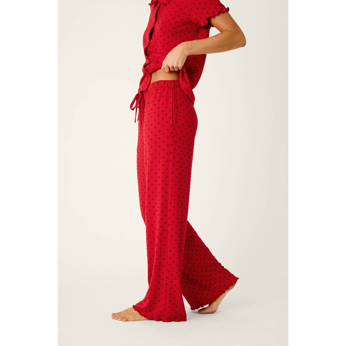 Pj Salvage Womens Femme De Noel Pant - Lipstick