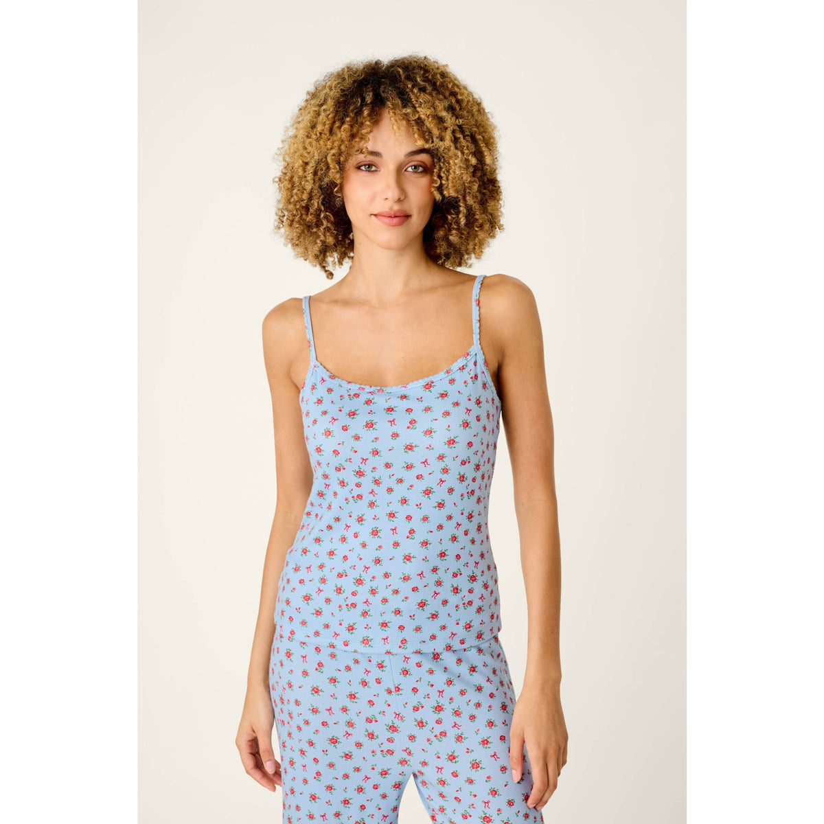 Pj Salvage Womens Festive Florals Cami - Skyride