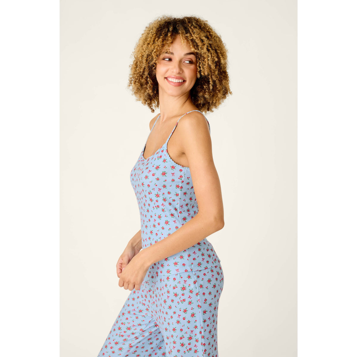 Pj Salvage Womens Festive Florals Cami - Skyride