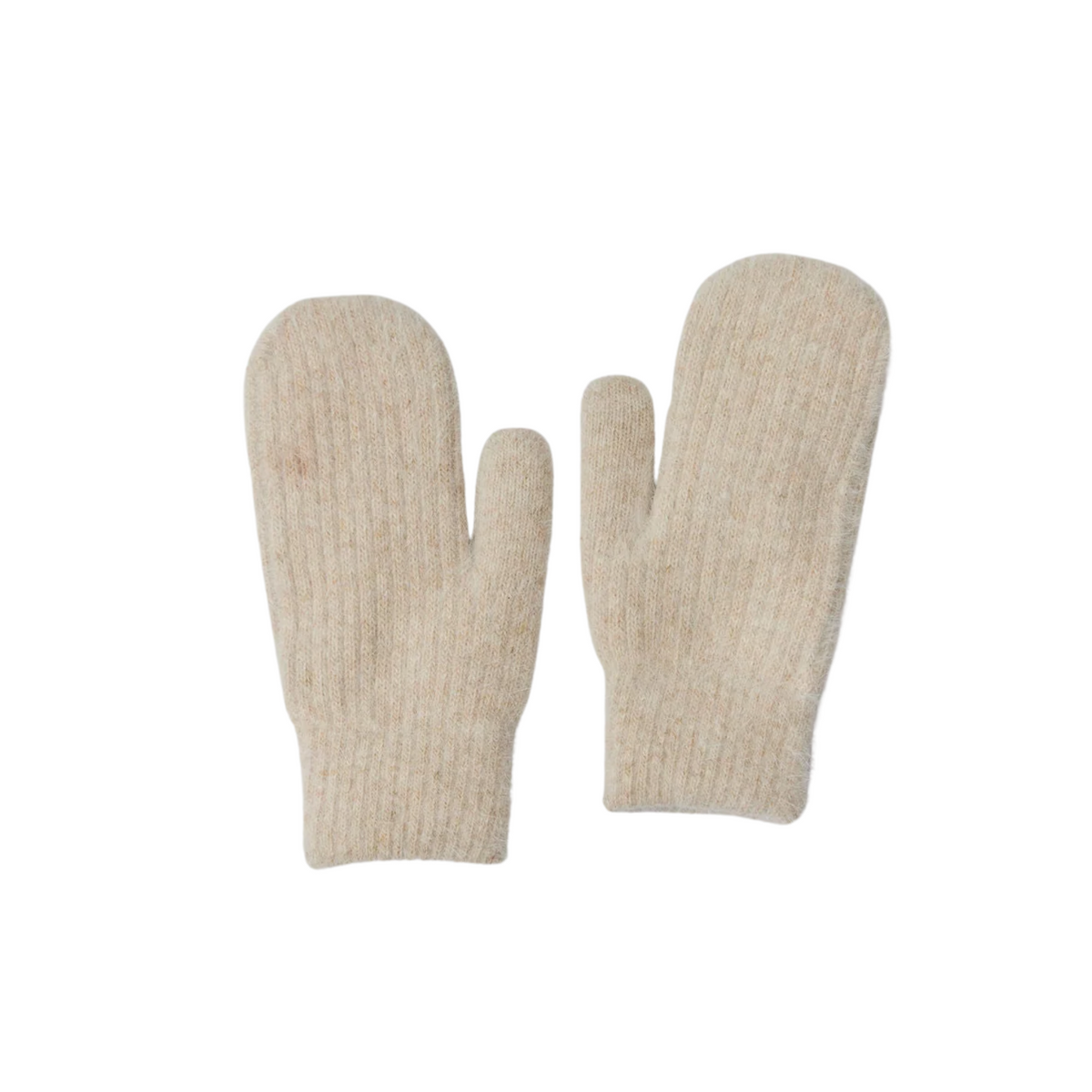 Hat Attack Womens Fleecey Lined Mitten-Oatmeal 
