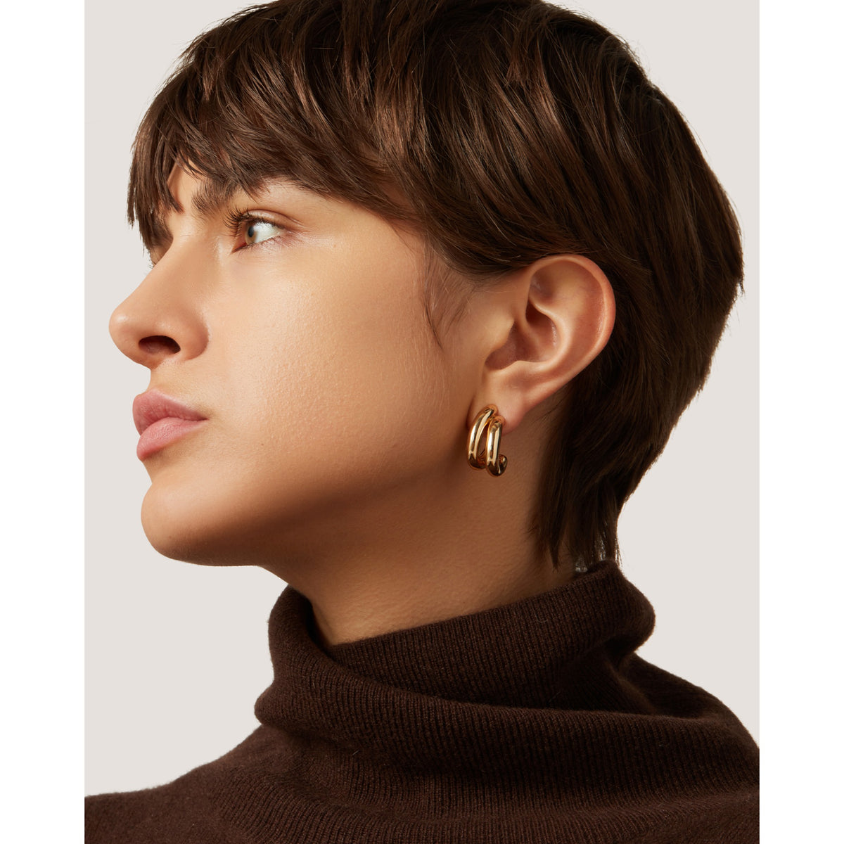 Jenny Bird Womens Florence Earring in Gold - Gold