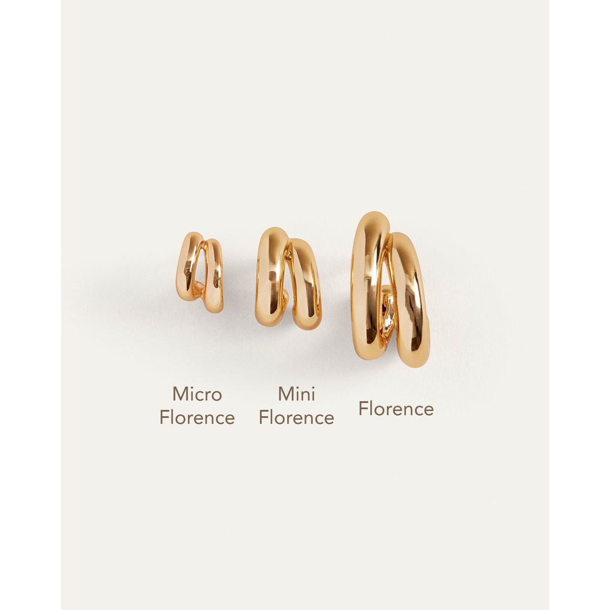 Jenny Bird Womens Florence Earring in Gold - Gold