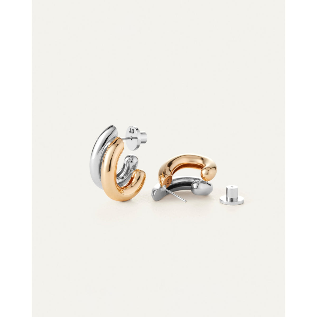 Jenny Bird Womens Florence Earring in Two Tone - Two-Tone