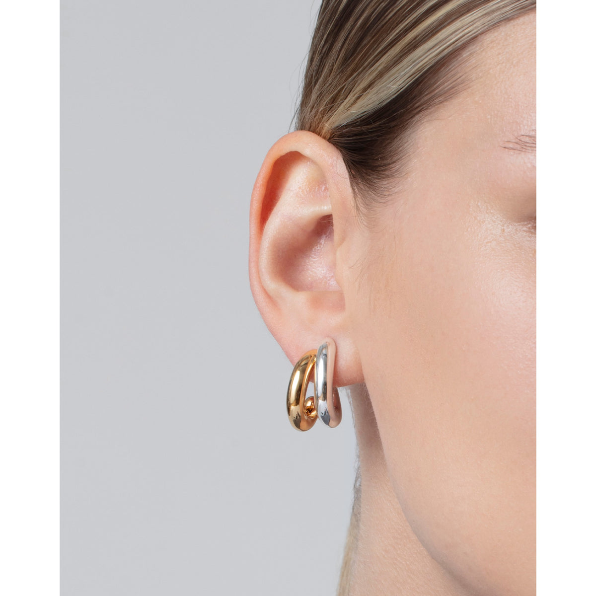 Jenny Bird Womens Florence Earring in Two Tone - Two-Tone