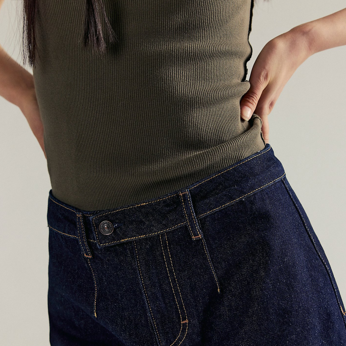 Free People Womens Galivanting Denim Skort-Rinse