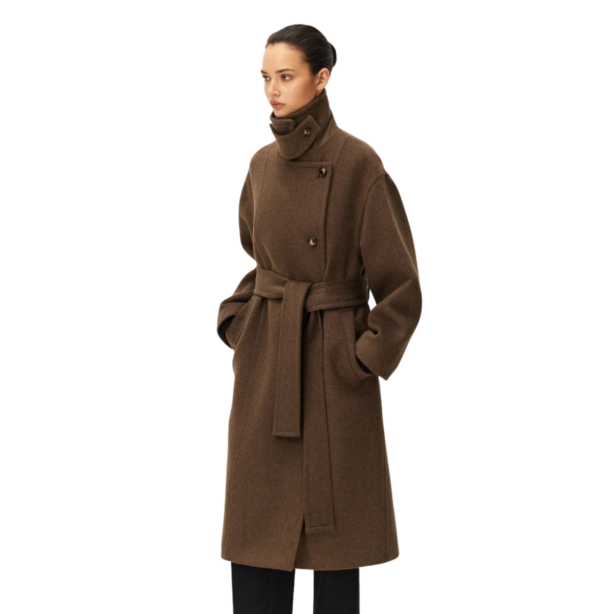 Elodie Womens Genesis Coat-Brown