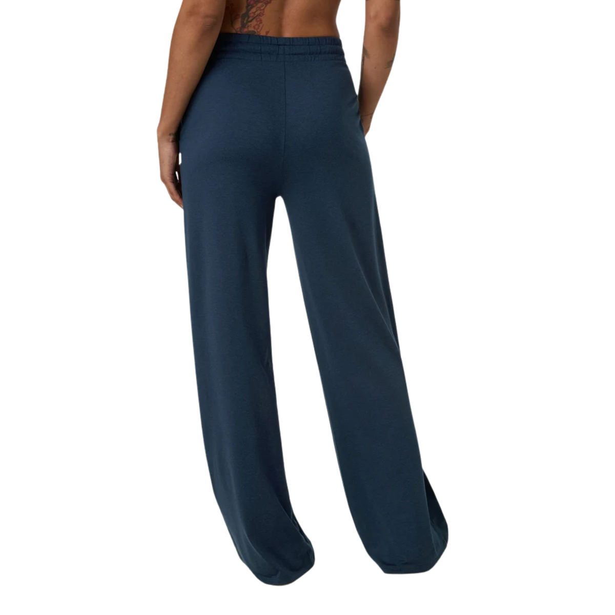 Vuori Womens Halo Essential Wideleg- Blue Coast Heather