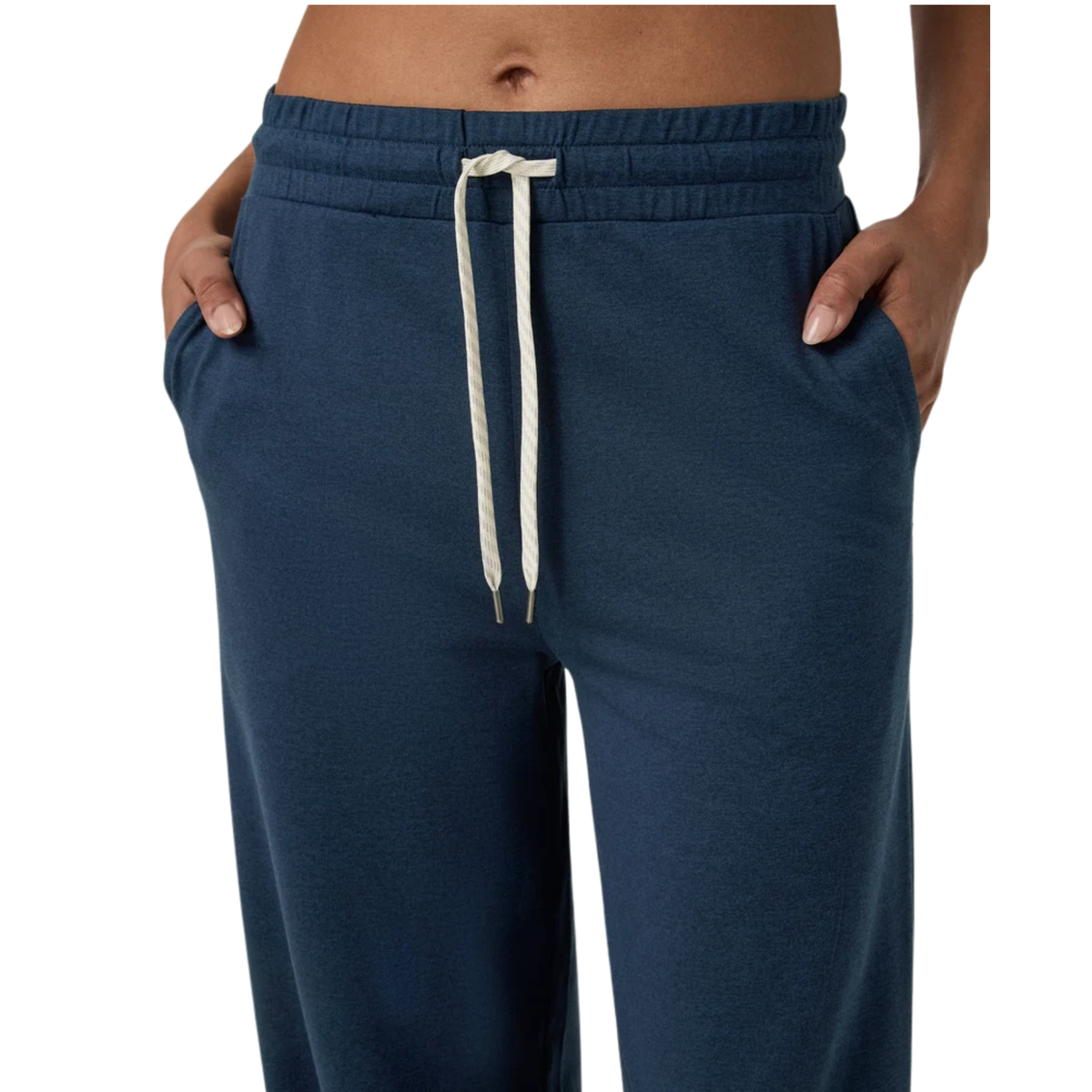 Vuori Womens Halo Essential Wideleg- Blue Coast Heather