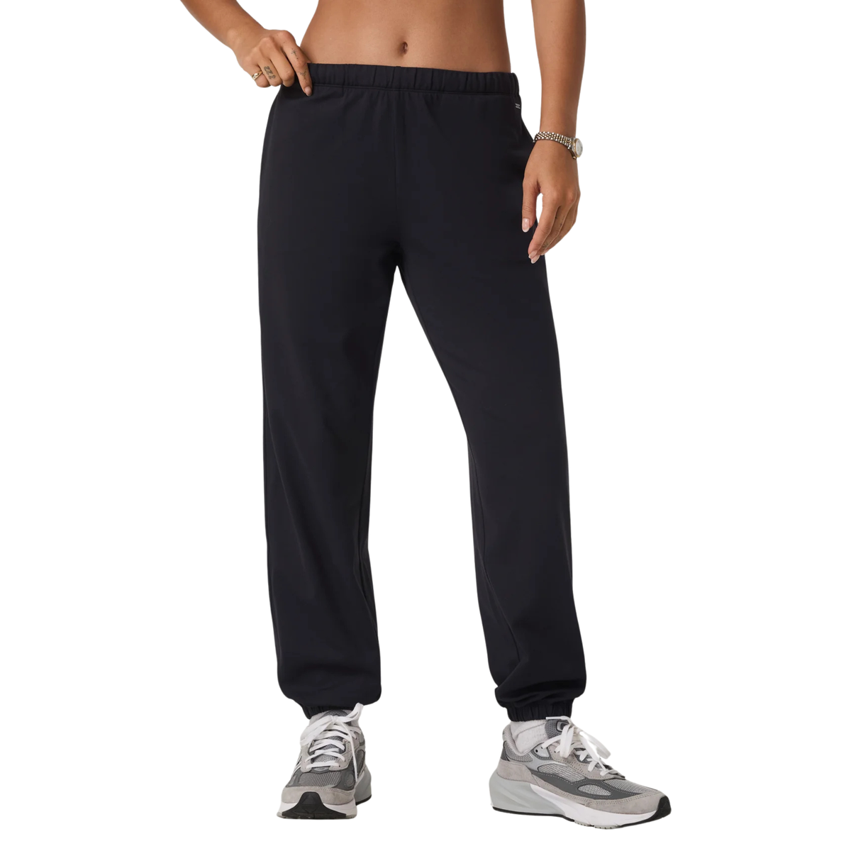 Vuori Womens Halo Modern Jogger_Solid Black