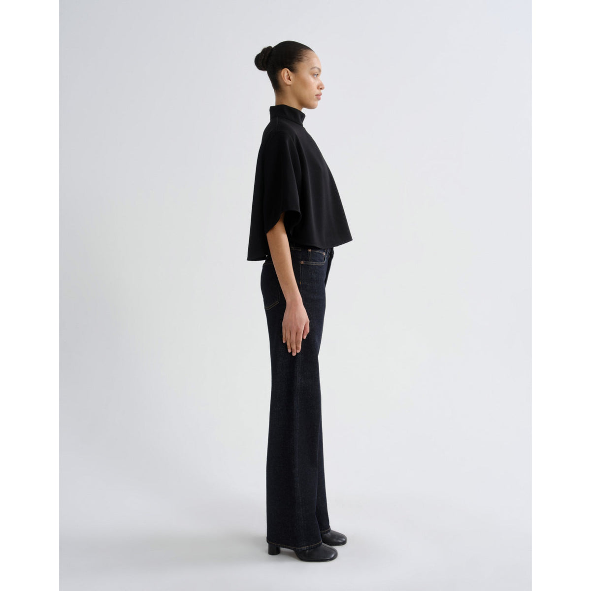 Agolde Womens Harper Jean M/R Relaxed Straight in Rinse