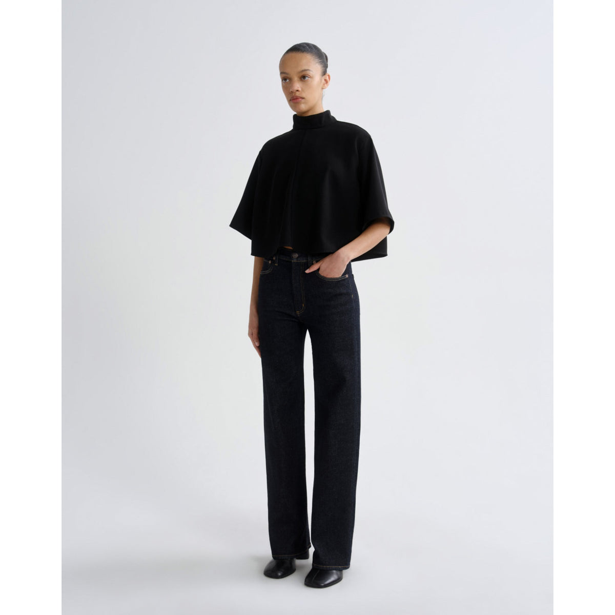 Agolde Womens Harper Jean M/R Relaxed Straight in Rinse