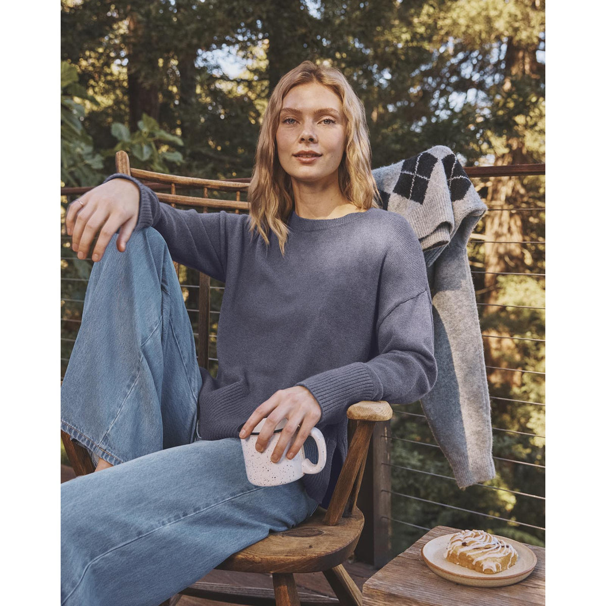 Splendid Womens Haven Crewneck Sweater