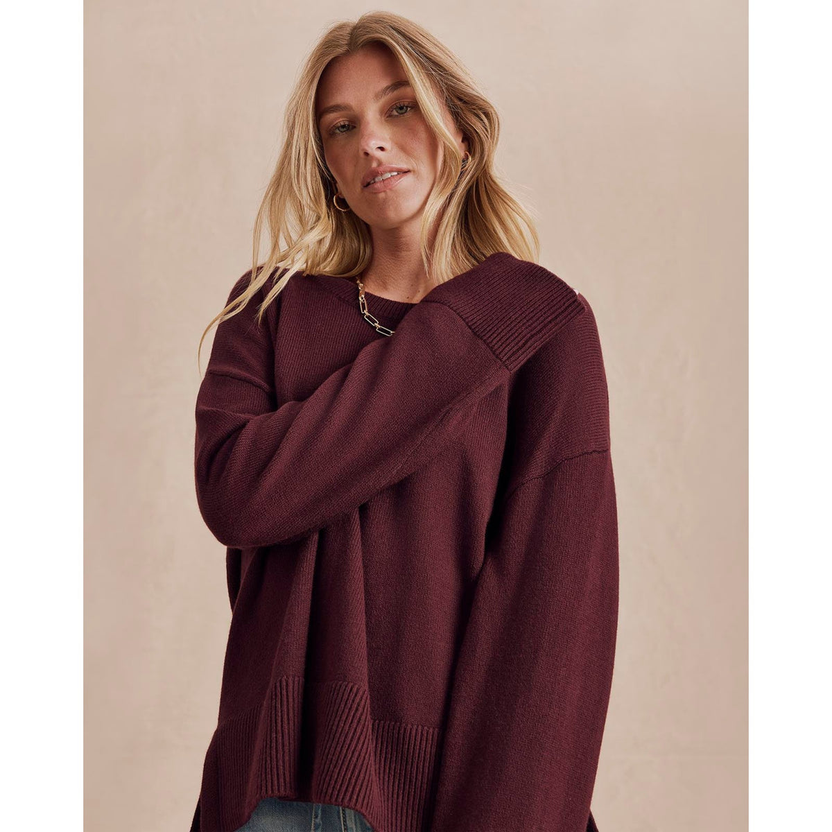 Splendid Womens Haven Crewneck Sweater