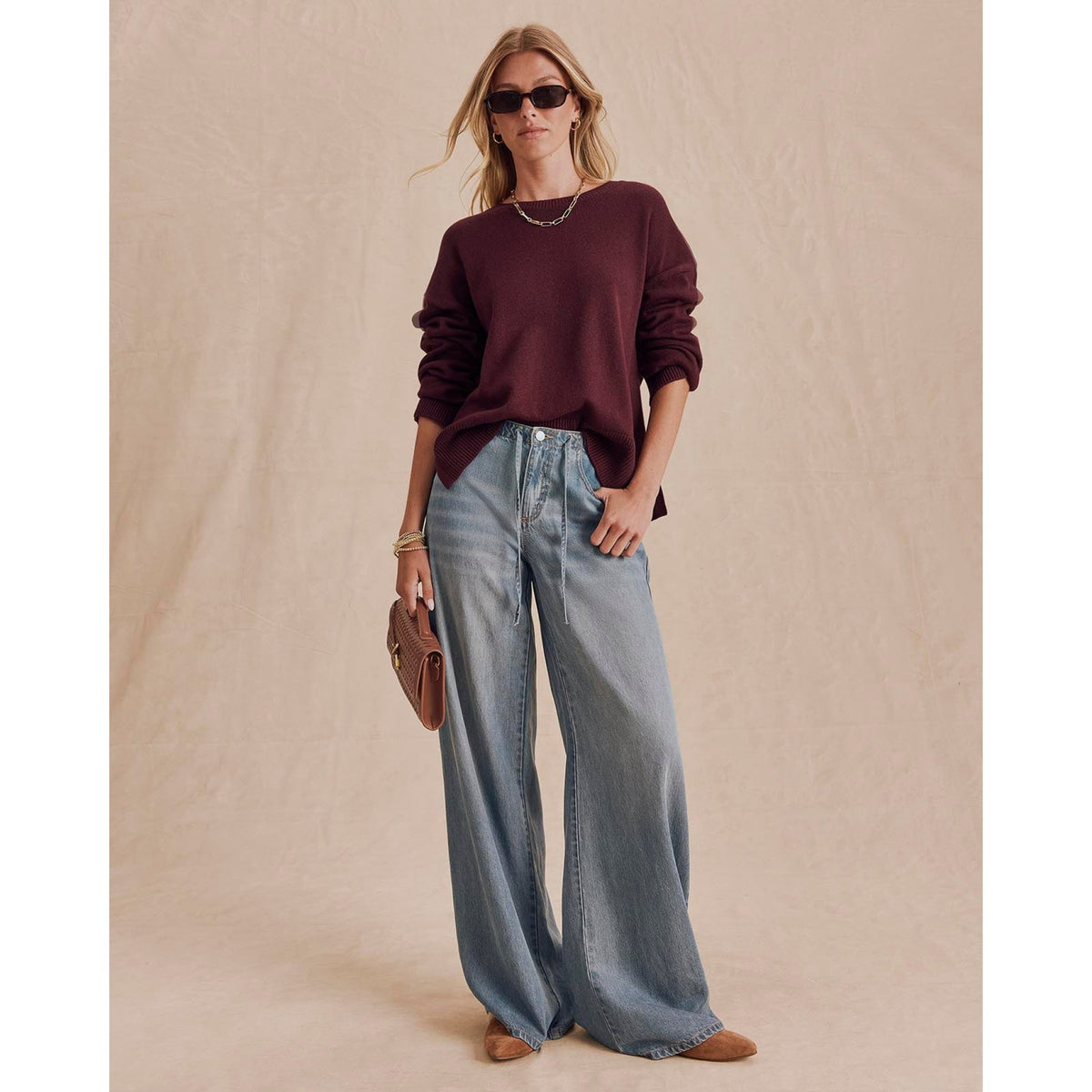 Splendid Womens Haven Crewneck Sweater