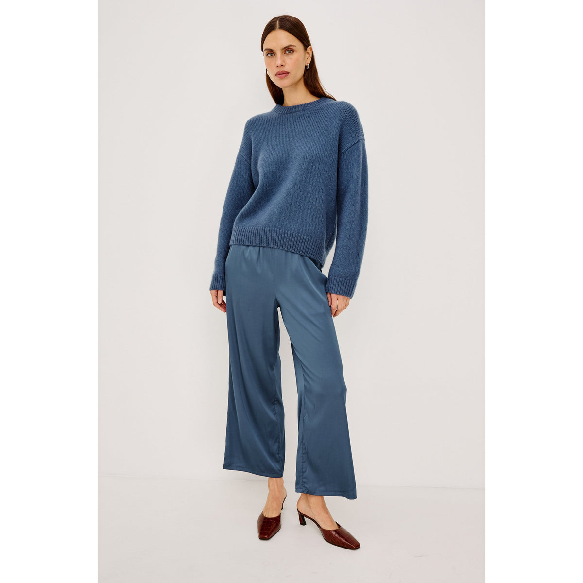 Rails Womens Helly Sweater in Atlantic - Atlantic