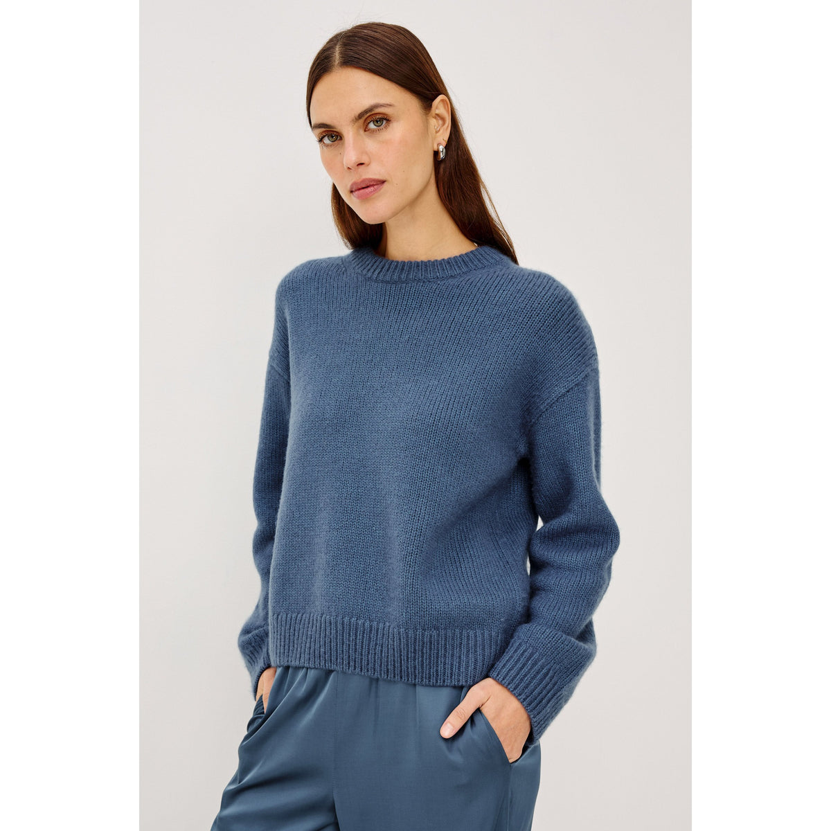 Rails Womens Helly Sweater in Atlantic - Atlantic