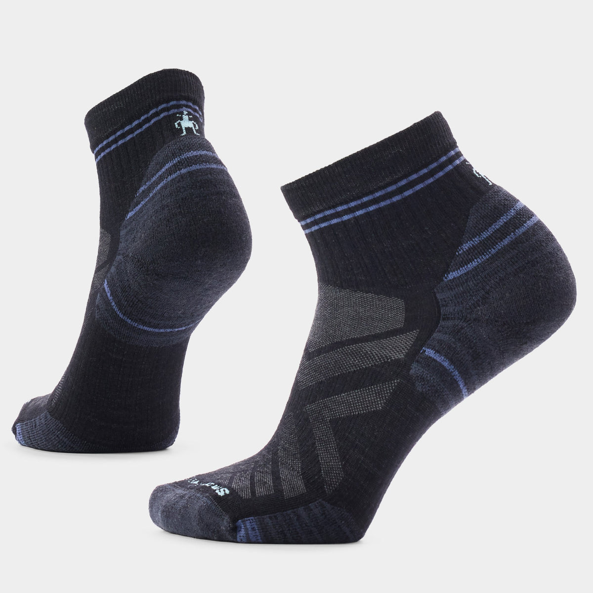 Smartwool Womens Hike Targeted Cushion Ankle Socks - Black
