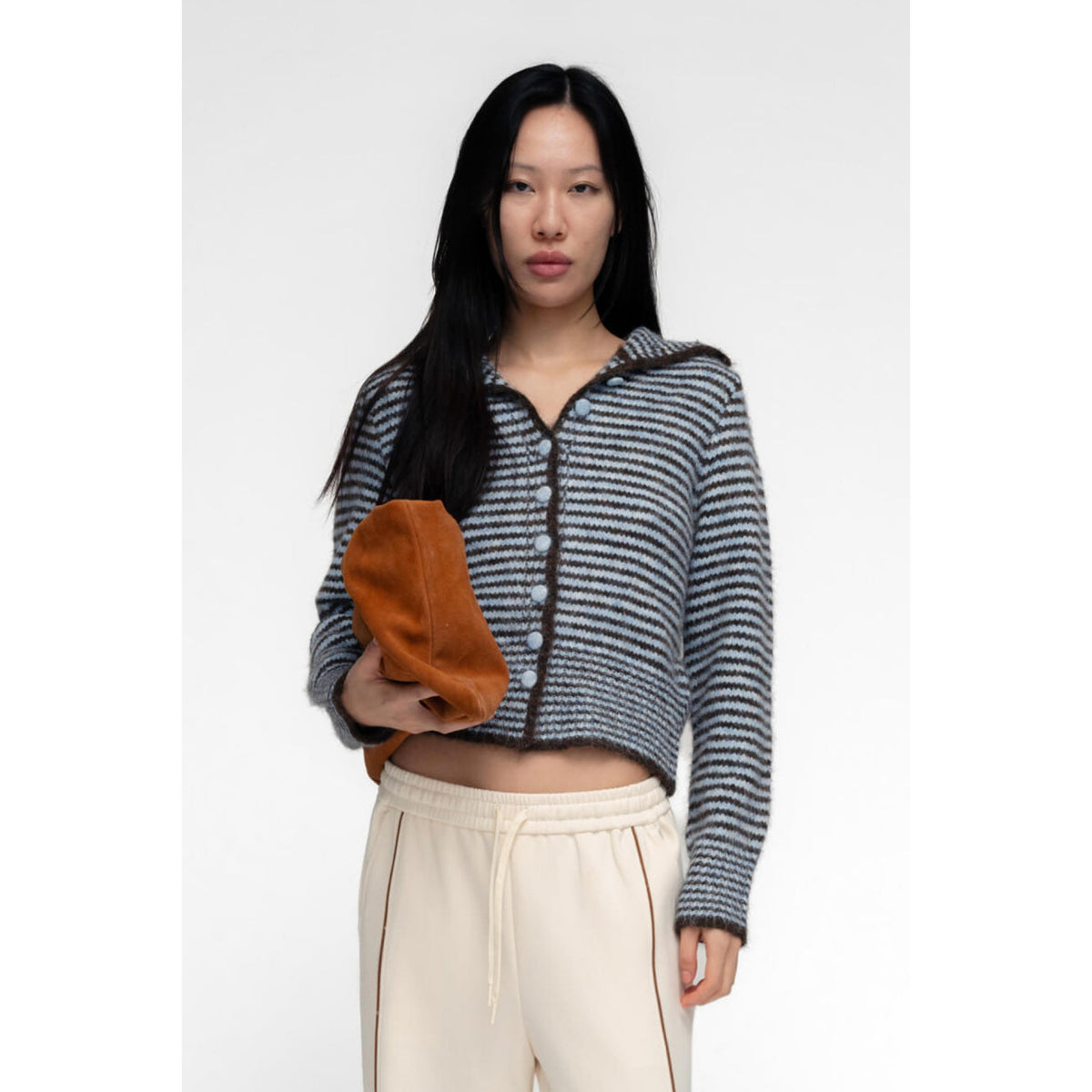 Find Me Now Womens Ho-Sook Kniit Cardigan