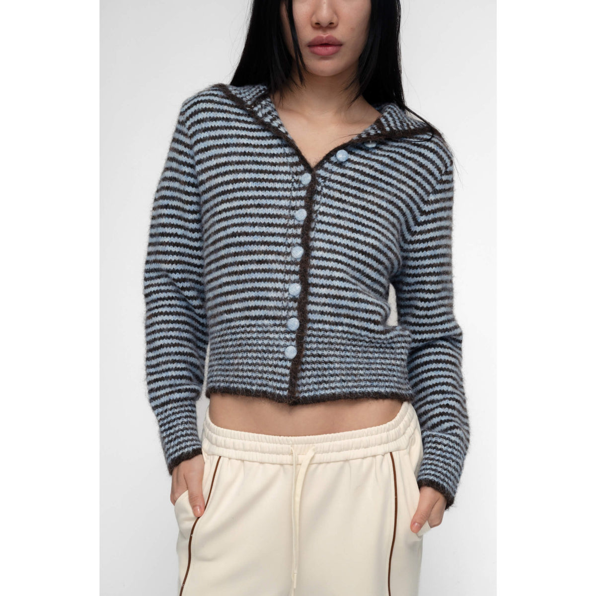 Find Me Now Womens Ho-Sook Kniit Cardigan