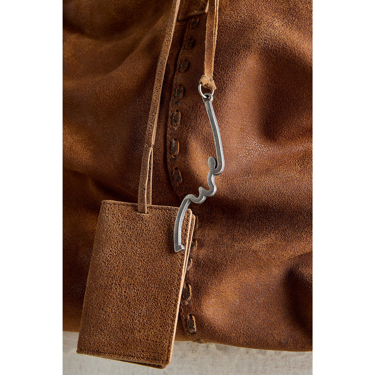 Free People Womens Hollis Tote - Cognac