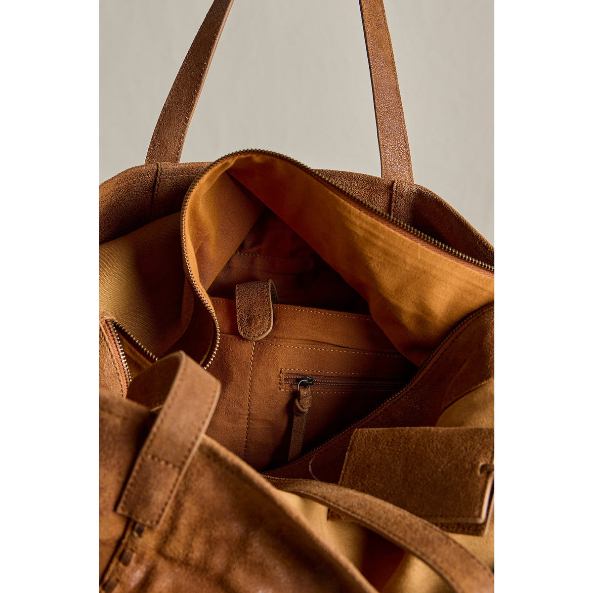 Free People Womens Hollis Tote - Cognac