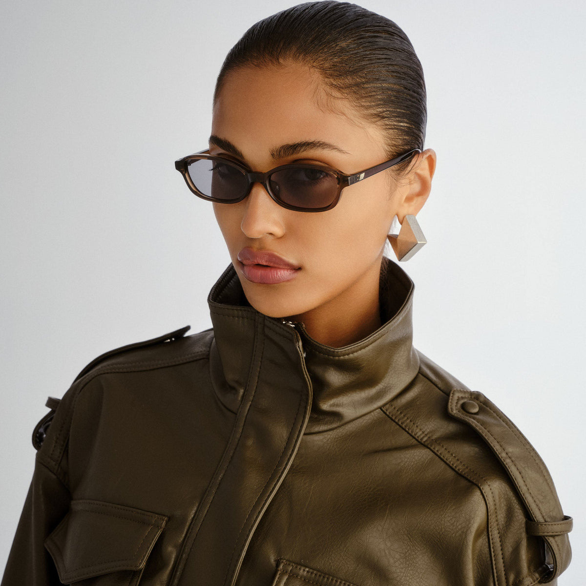 Le Specs Womens Honey Pot Sunglasses - Cocoa