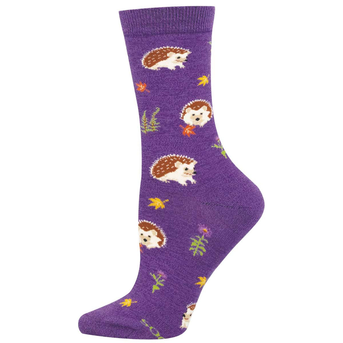 Socksmith Womens Hurry Along Hedgehog Sock