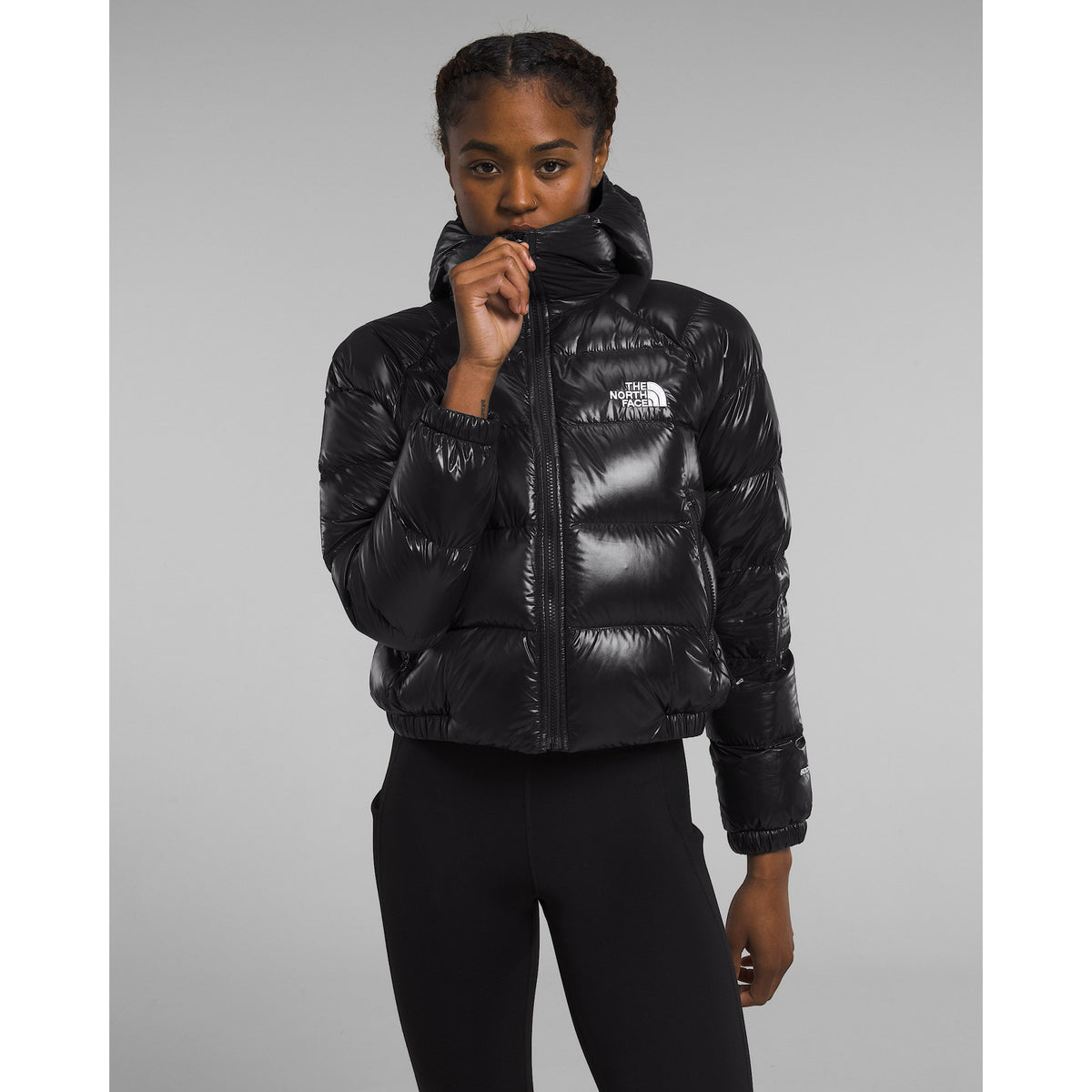 The North Face Womens Hydrenalite Down Hoodie - TNF Black Shine