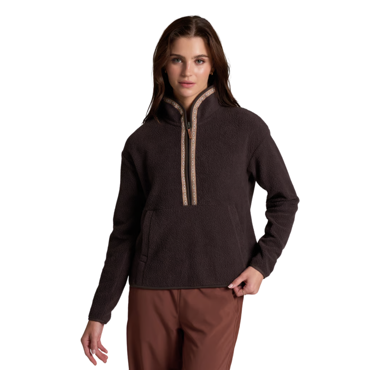 Kuhl Womens Hygge 1/2 Zip-French Roast