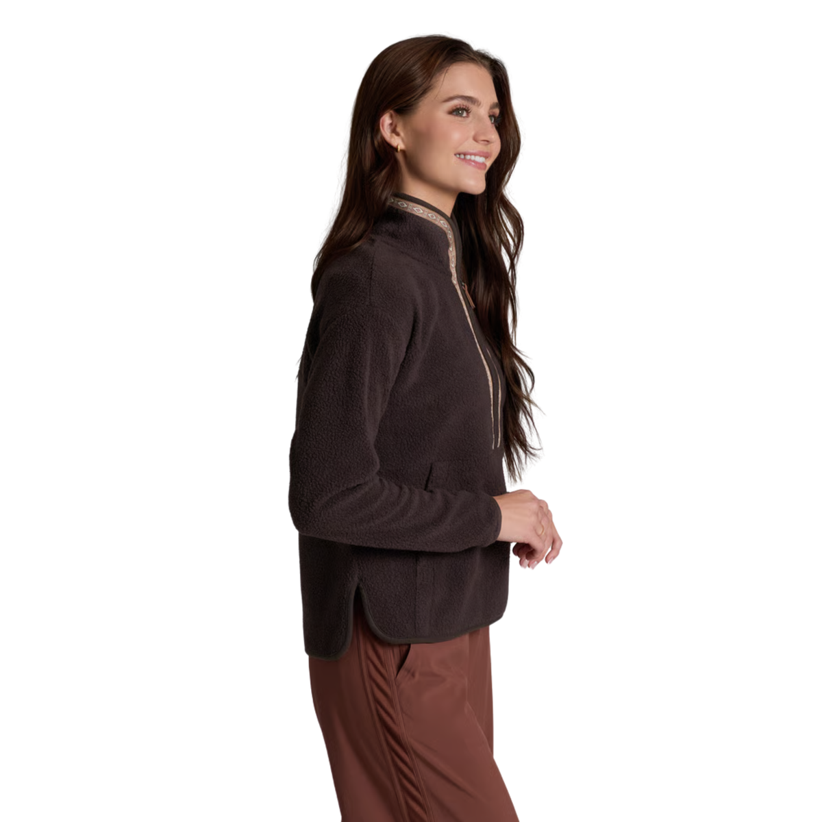 Kuhl Womens Hygge 1/2 Zip-French Roast