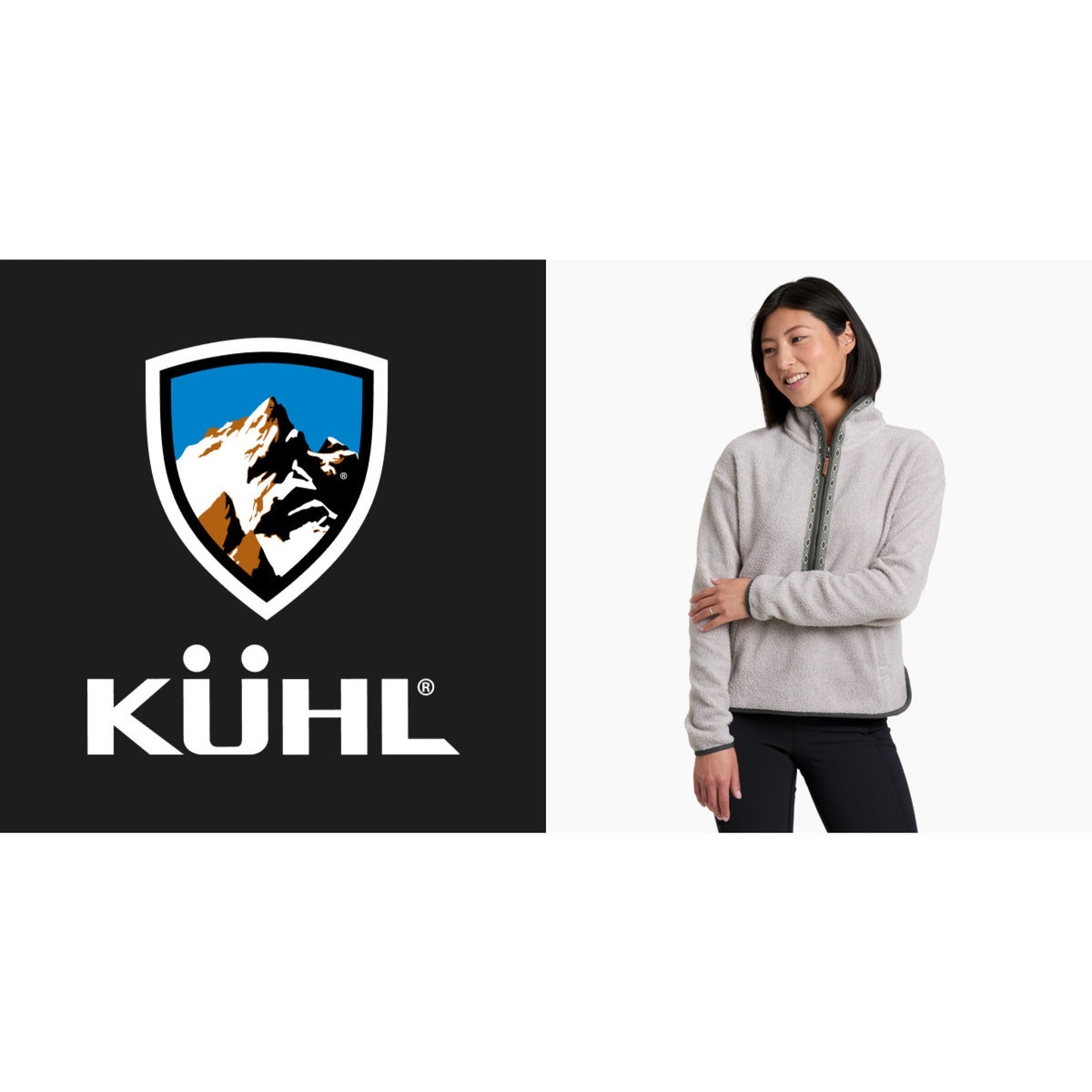 Kuhl Womens Hygge 1/2 Zip-Natural