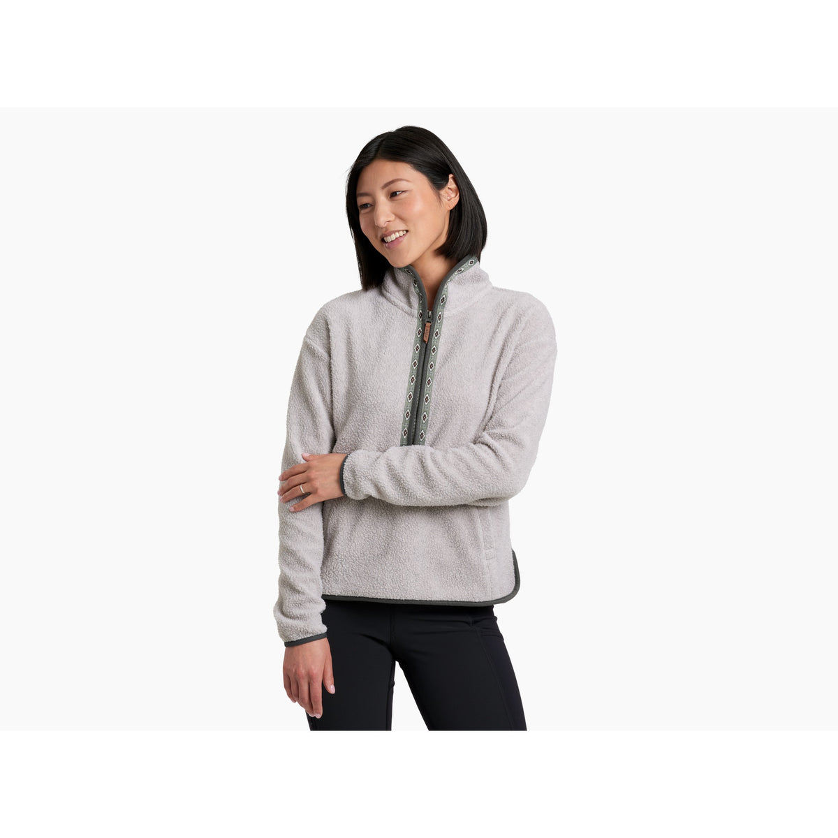 Kuhl Womens Hygge 1/2 Zip -Natural