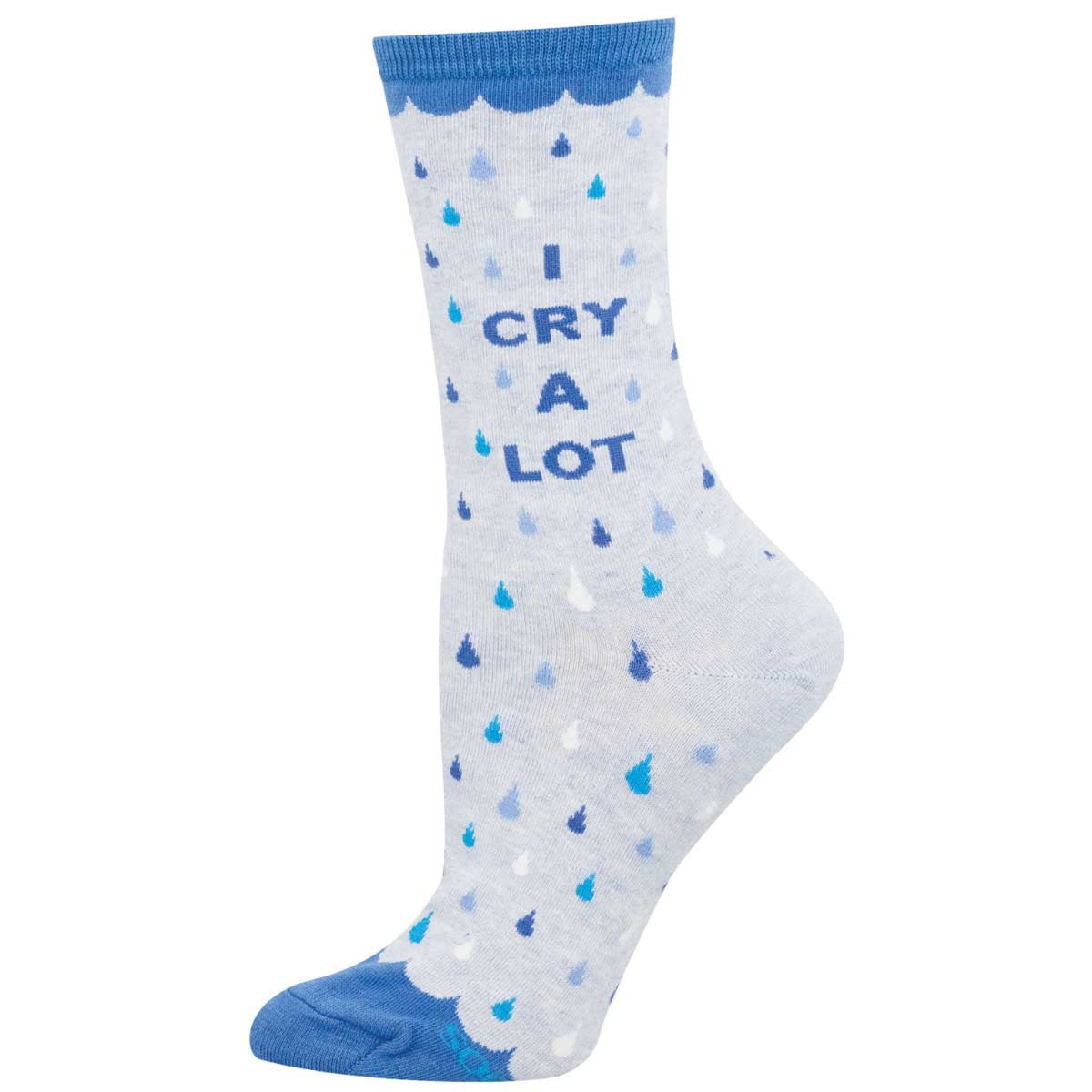 Socksmith Womens I Cry Alot Sock
