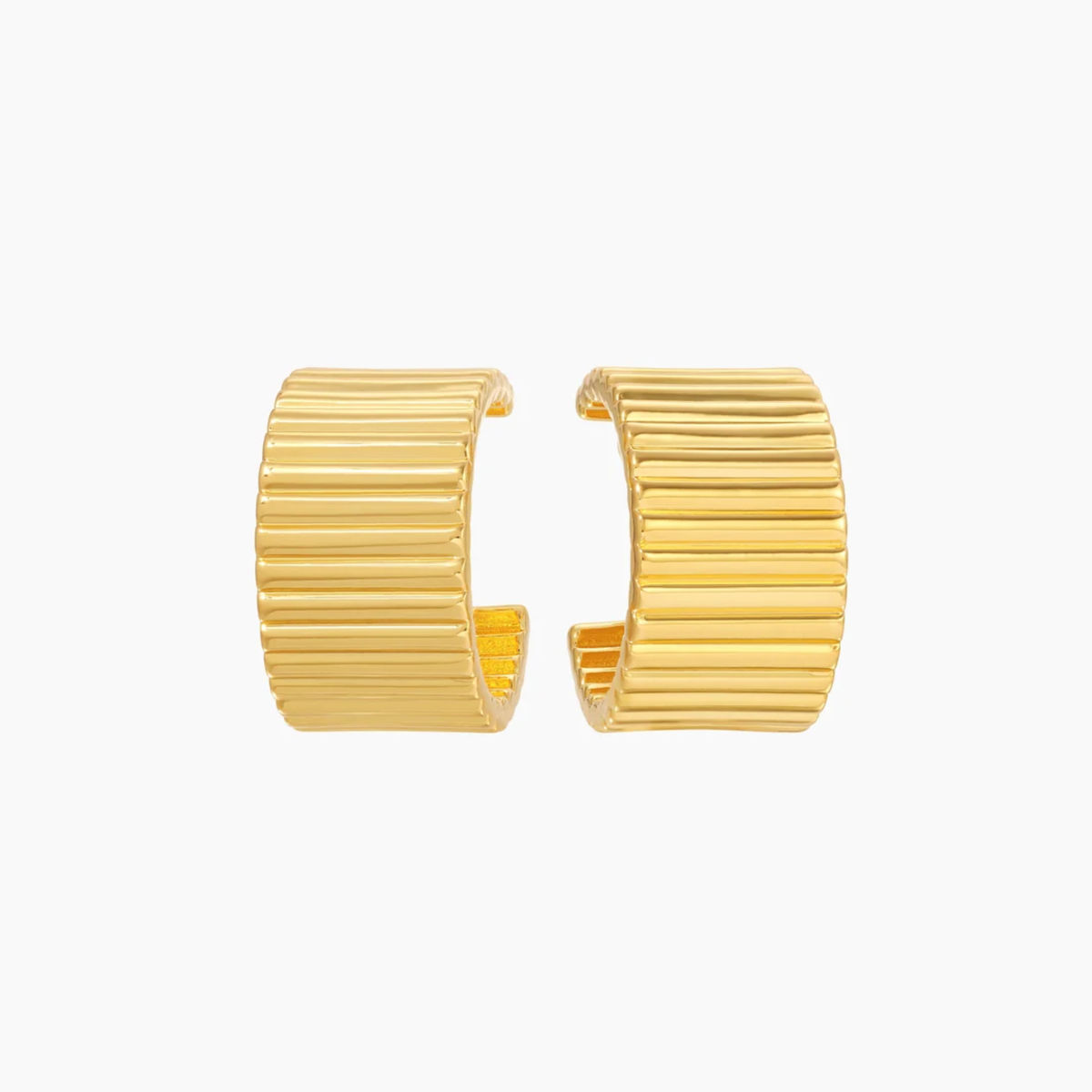 Heaven Mayhem Womens Ines Earrings In Gold-Gold