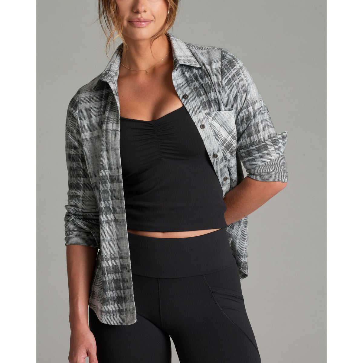 Kuhl Womens Innovatr Knit Flannel - Flint