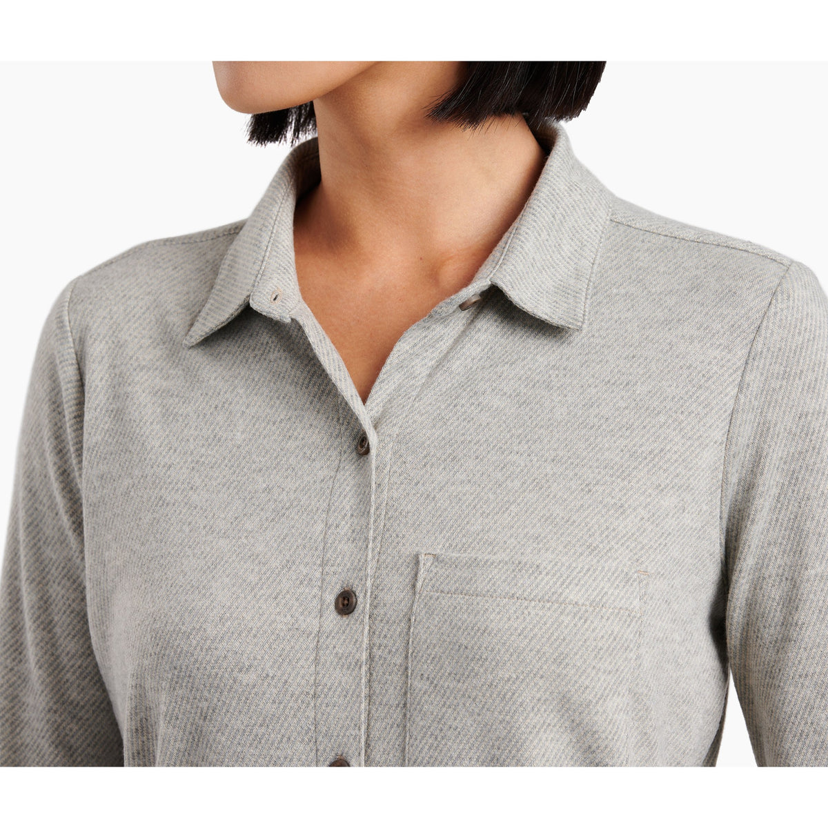 Kuhl Womens Innovatr Knit Flannel - Flint